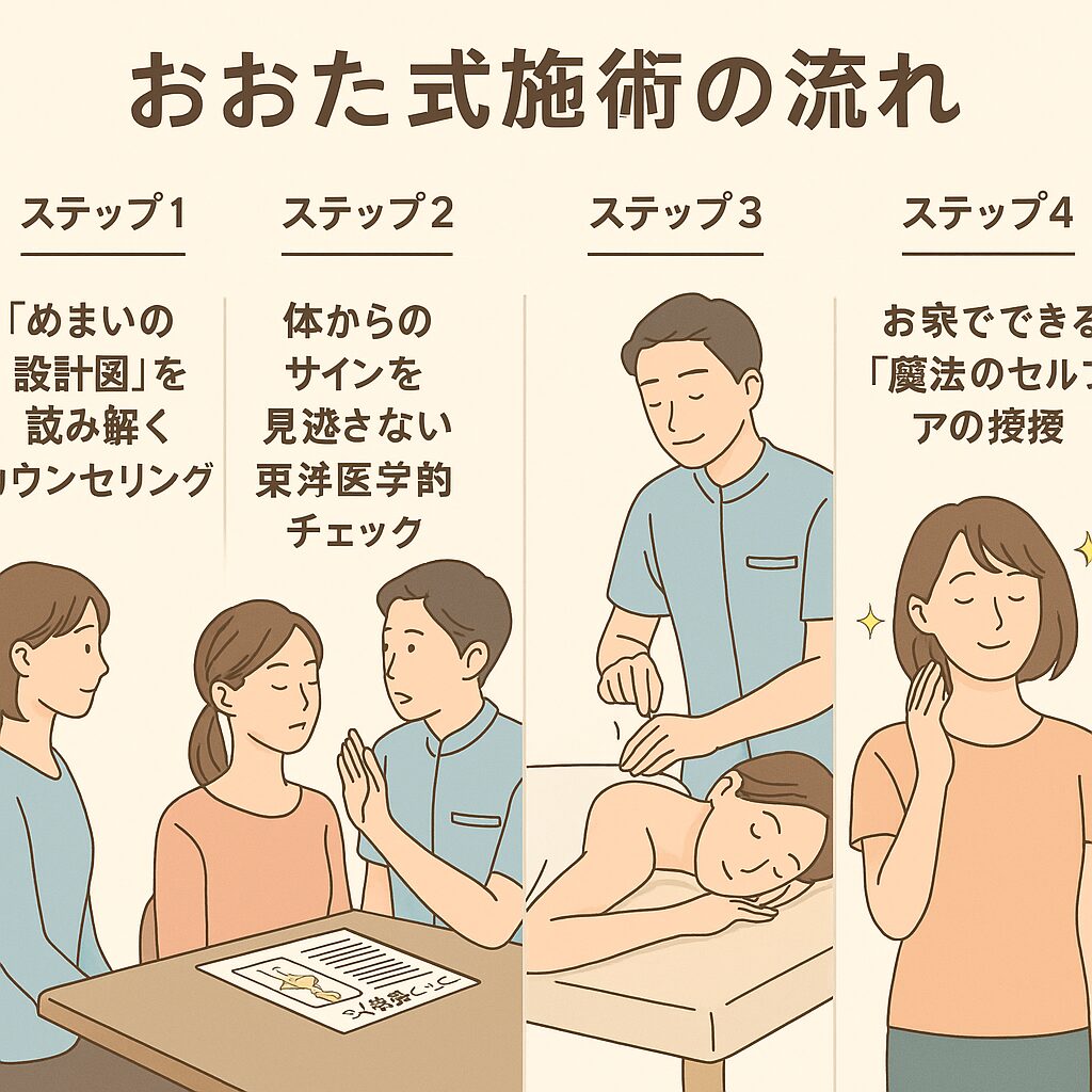 おおた式施術の流れ