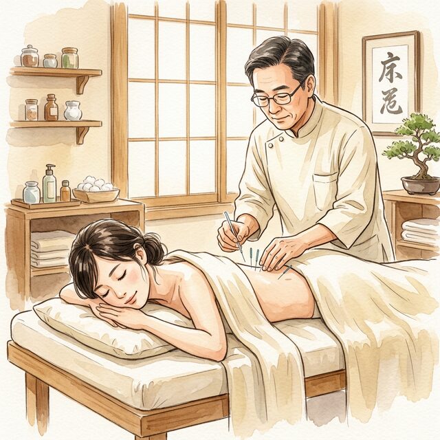 鍼灸施術のイメージ